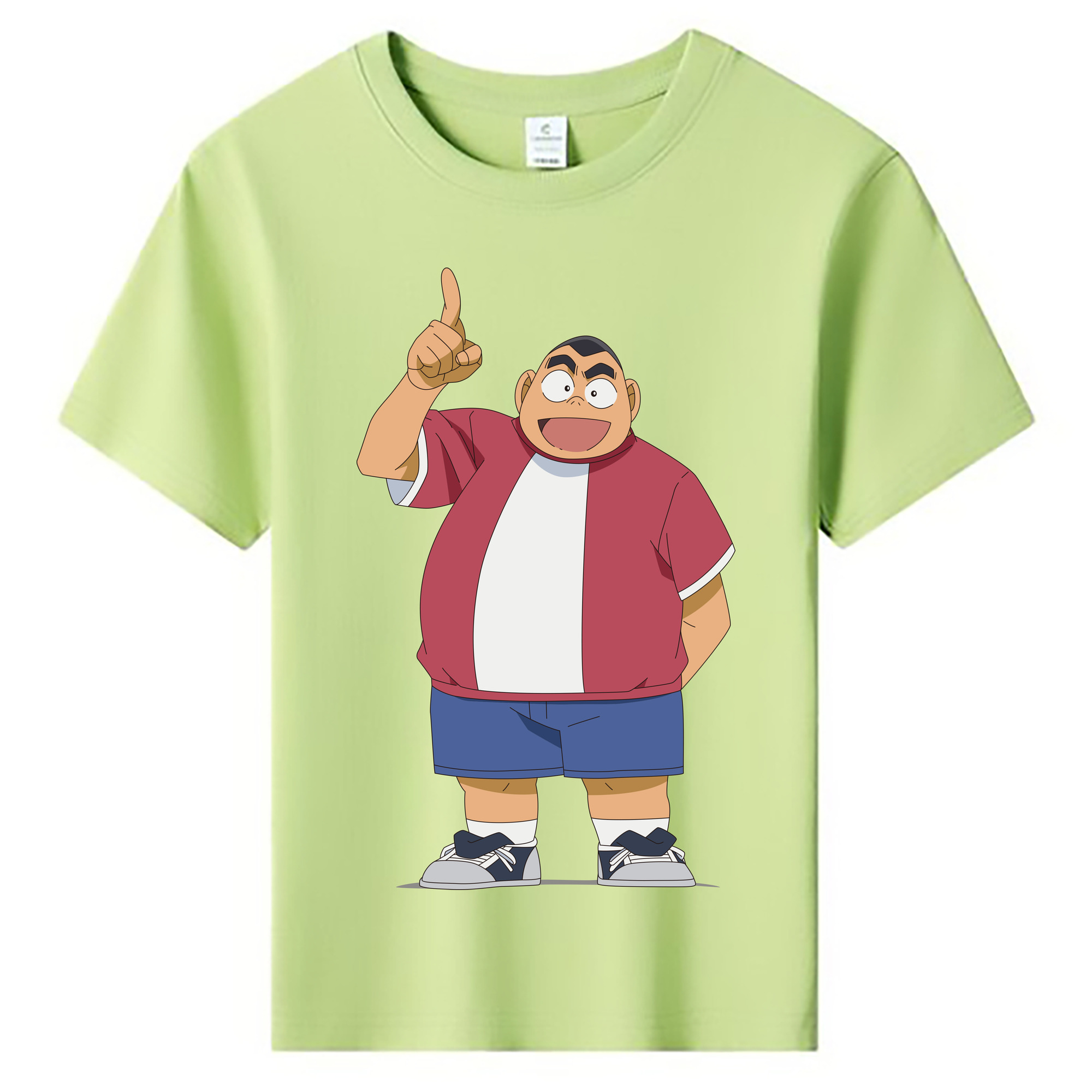 （画像用） 名探偵コナン 小嶋 元太 こじま げんた Detective Conan Kojima Genta 綿100％キッズTシャツ（フロントプリント）